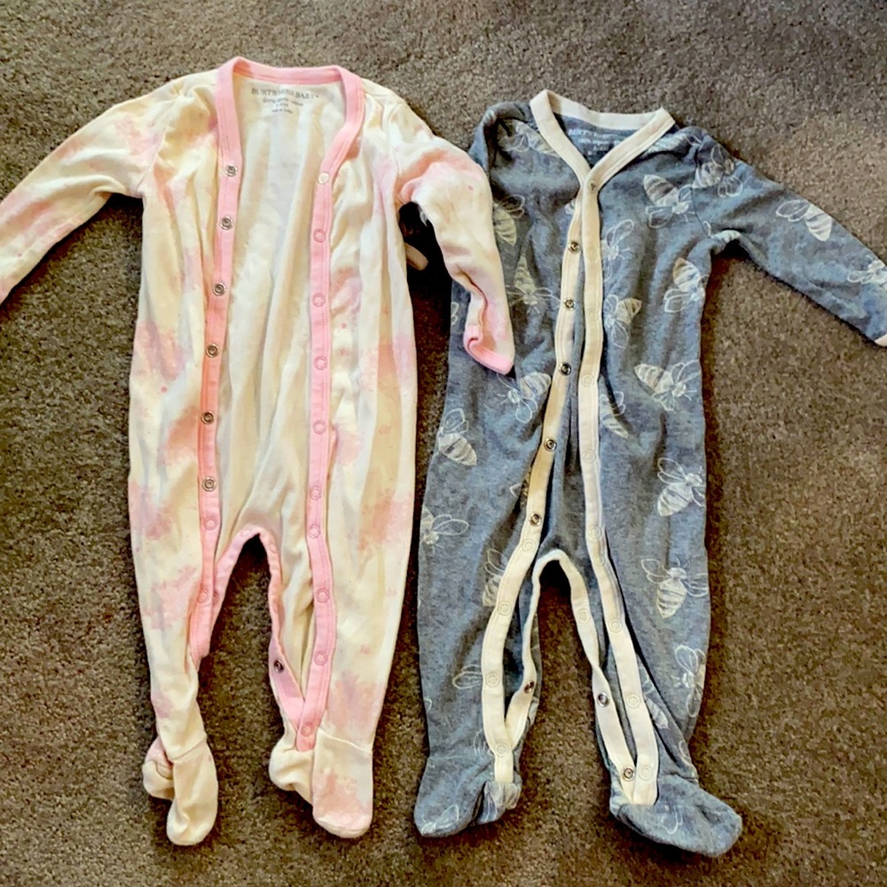 Burts bees pajamas footed